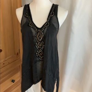 SOLD Free People Embellished Pachy Tank Top
